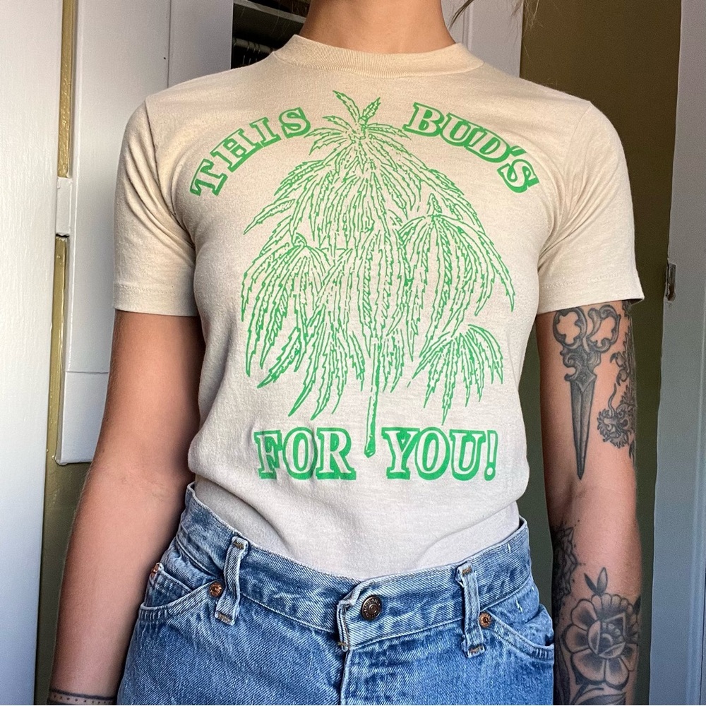 Vintage 80s This Bud’s For You T-Shirt